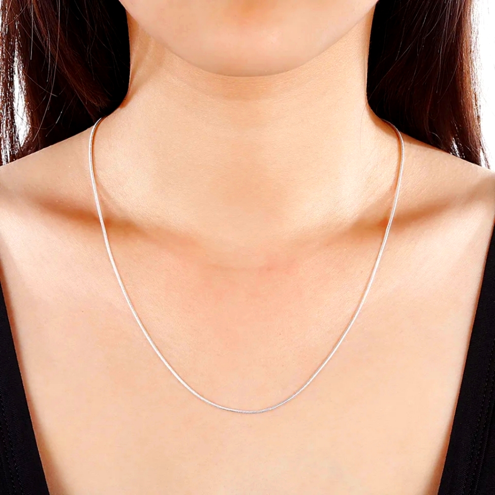 18" Sterling Silver Snake Chain